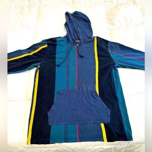 PACSUN COLORFUL SHIRT HOODIE GOOD CONDITION